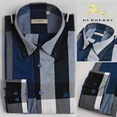 wholesale Burberry Men Shirts No. 389